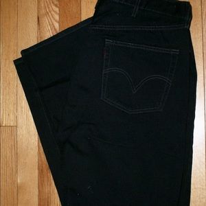 Levi’s 501 black button fly jeans 40x34